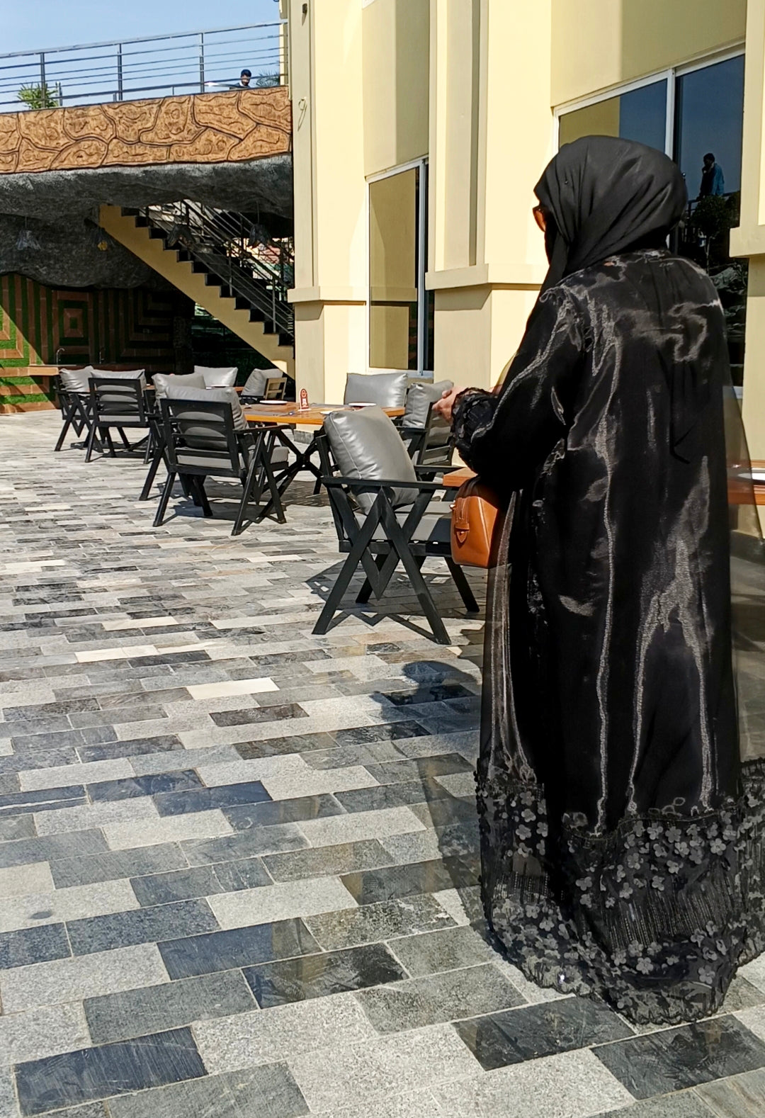 Luxury Black Formal Modest Gown with Inner