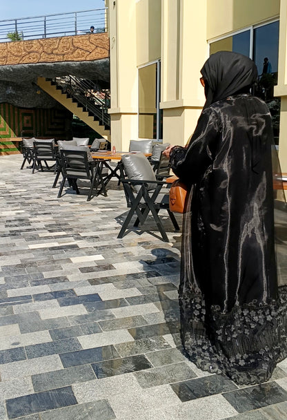 Luxury Black Formal Modest Gown with Inner
