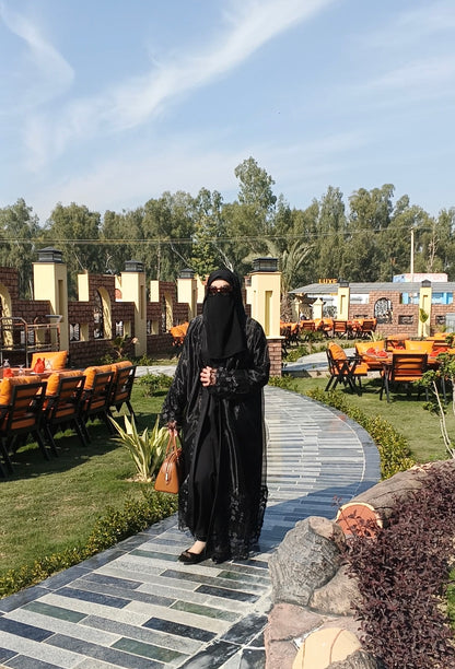 Luxury Black Formal Modest Gown with Inner